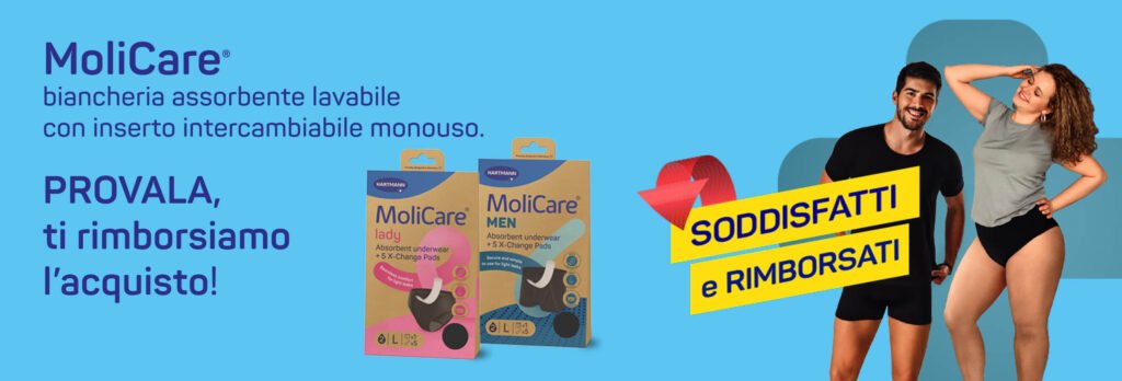 Soddisfatti e rimborsati con la biancheria intima assorbente MoliCare