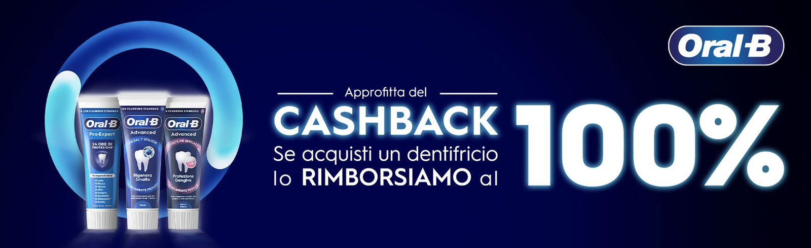 Oral-B rimborso dentifricio 2025: cashback 100% fino 10€
