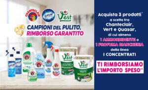 Cashback Chanteclair rimborso garantito